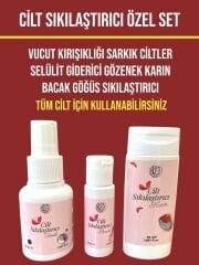 Cilt Sıklaştırıcı Set Krem+Tonik+Serum